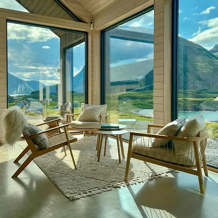 New With Ocean Views In Vesteralen 別荘 Straumsjoen